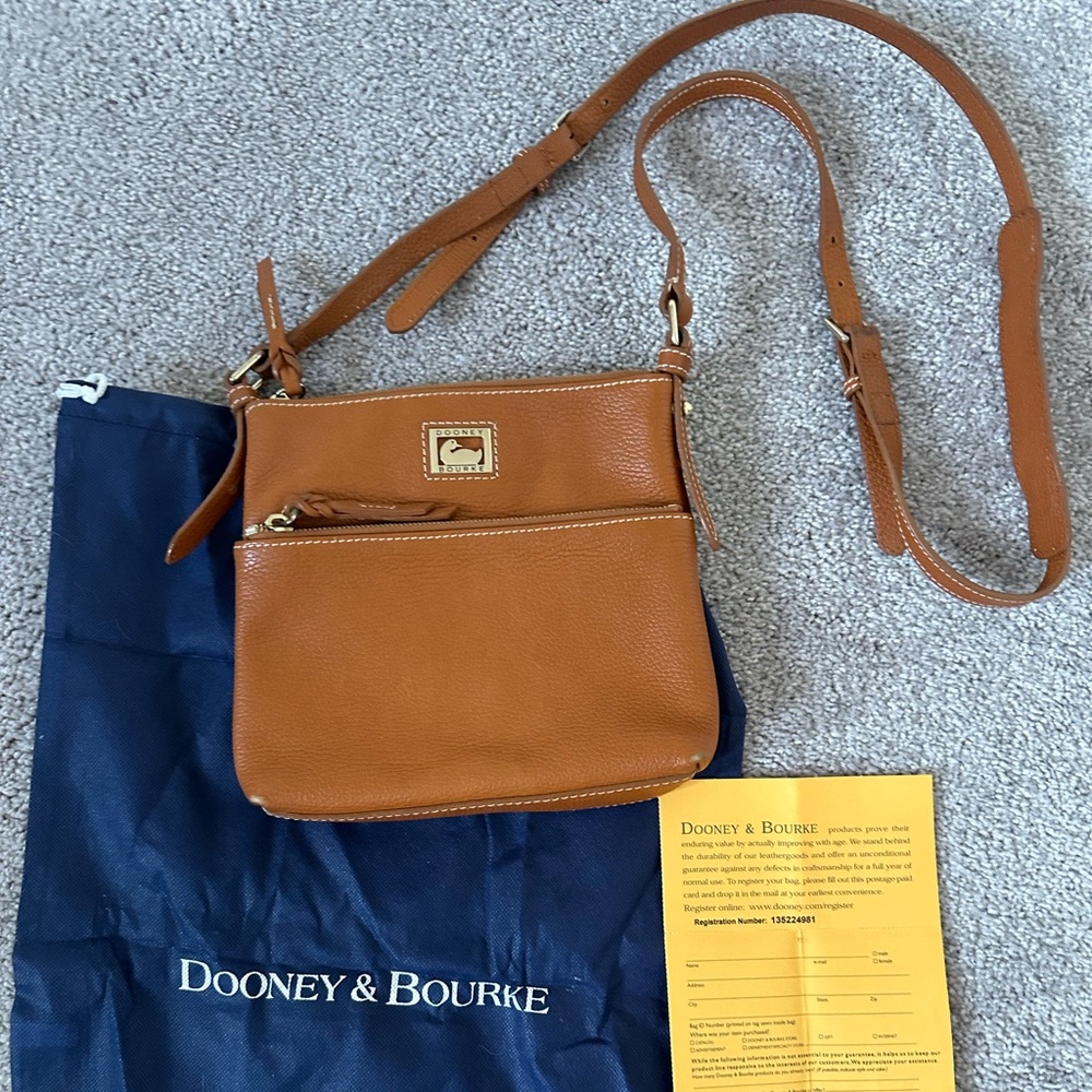 Authentic Dooney & Bourke leather handbag